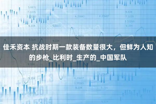 佳禾资本 抗战时期一款装备数量很大，但鲜为人知的步枪_比利时_生产的_中国军队